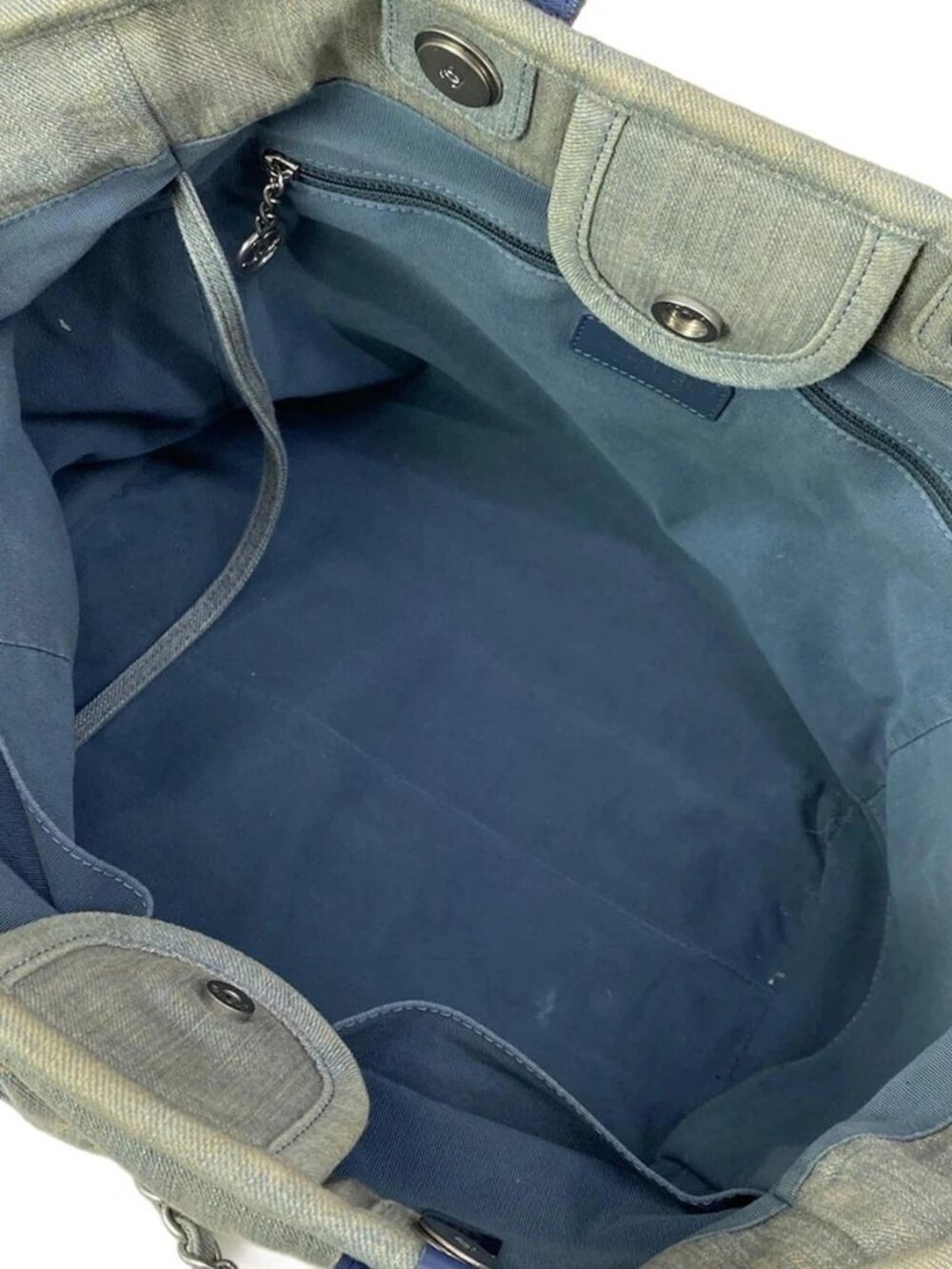 CHANEL Deauville Line A66941 Light Blue Denim Tote Bag - Picture 16 of 16